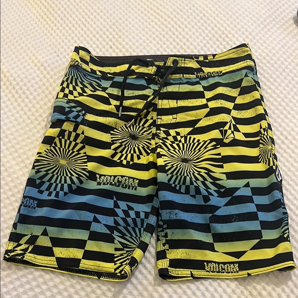 Boy’s Volcom Geometric Swim Shorts
